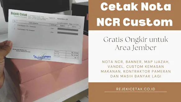 Jasa Cetak Nota untuk Semua Kebutuhan jember bondowoso situbondo jawa timur