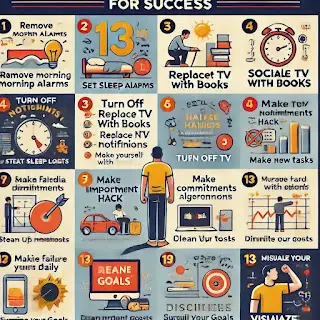 13 Disiplin Hacks Tanpa Biaya untuk Mencapai Kesuksesan (Rangkuman)