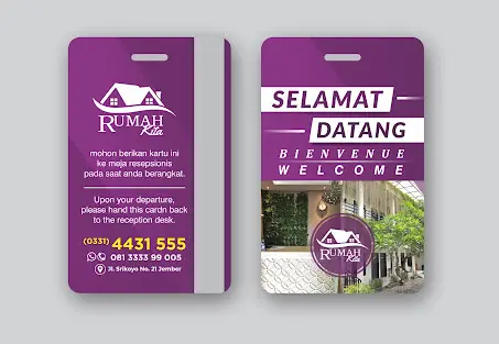 Jasa Pembuatan Kartu Hotel Murah Cocok untuk penginapan