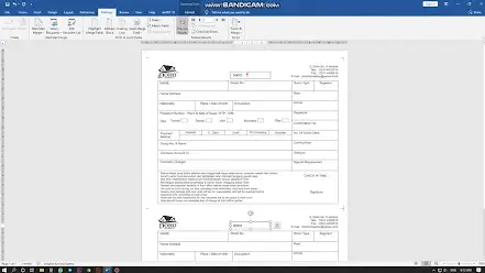Tutorial  penomoran nota di Microsoft Word dan Excel