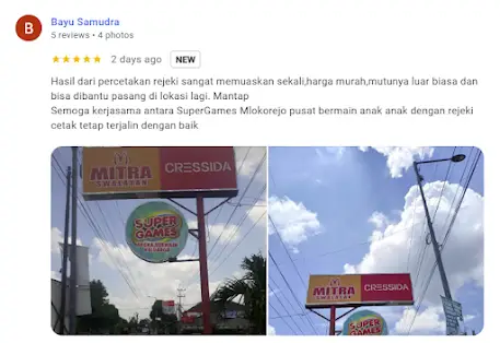 🎮 Portofolio Rejeki Cetak: Neon Box & Stiker Custom untuk SuperGames Mitra Swalayan Mlokorejo – Hiburan Edutainment yang Semakin Menyala! ✨