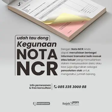 Tips menentukan jenis nota supaya tidak salah beli