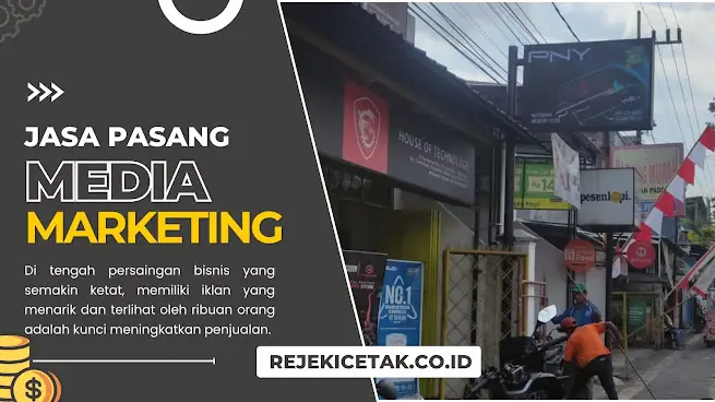 Jasa Pasang Neon Box & Media Advertising di Tengah Kota dari Rejeki Cetak Jember