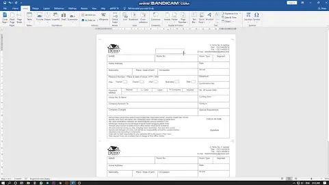 Tutorial  penomoran nota di Microsoft Word dan Excel